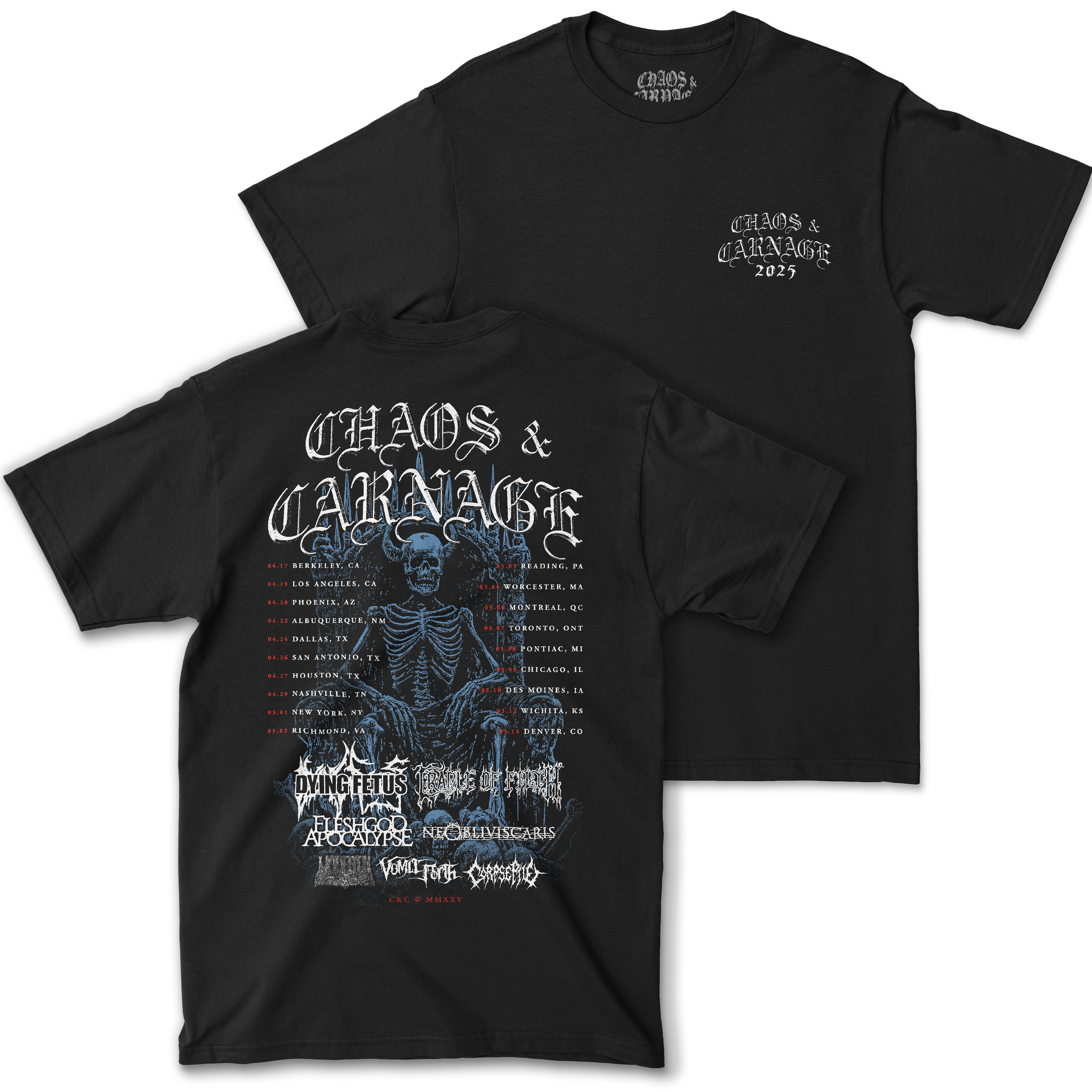2025 - Blue Skull King Tee
